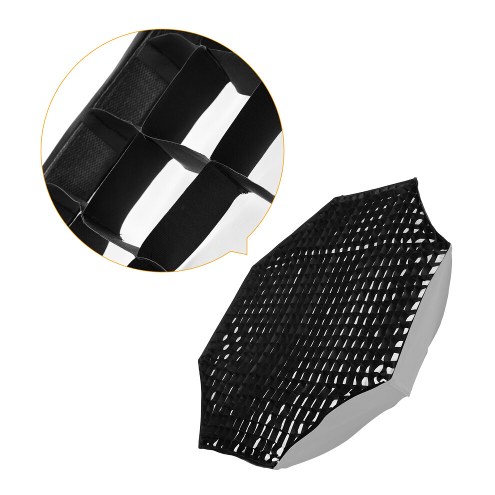 140Cm Octagon Softbox Grid Honeycomb Reflector Portrait Black 643505023046