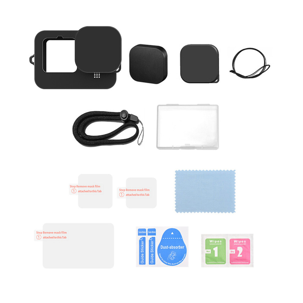 Andoer Gopro 10 9 Protective Case Set With Tempered Glass Lens Cover 643505130119