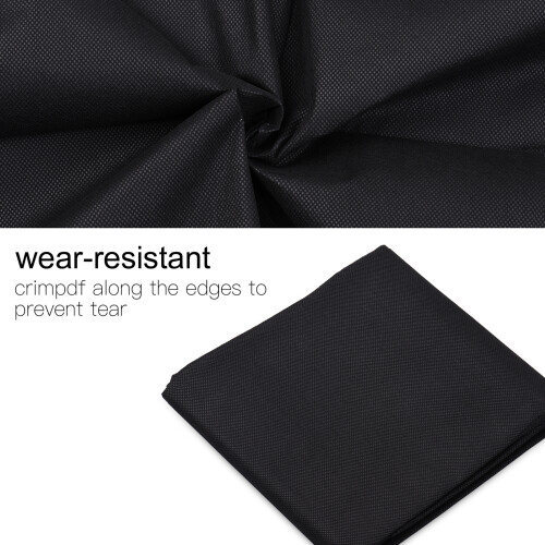 2 * 1.5m Black Non-Woven Photography Background Screen