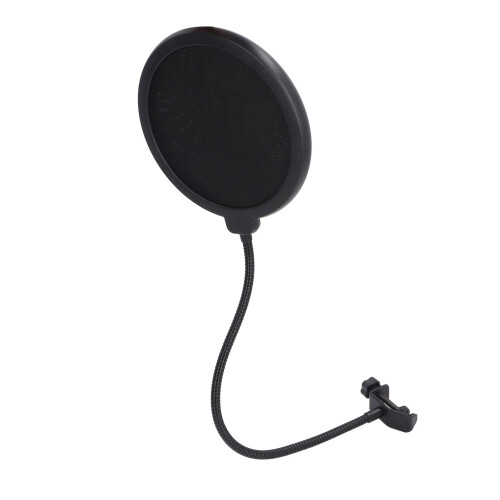 Dual Layer Pop Filter Anti Spray Mesh 360 Rotatable Mic Wind Screen 1