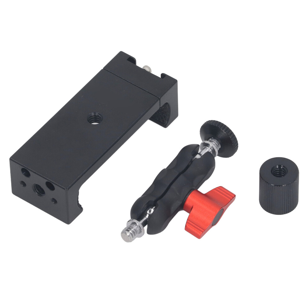 Adjustable Dual Ball Head Phone Clip With 1/4In Screw For Tripod 643505089288