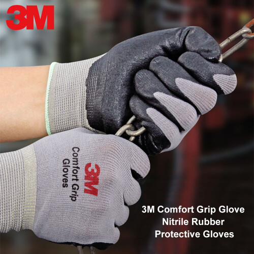 3M Nitrile Gloves Comfort Grip Cut-Resistant Size S 1