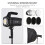 100W Video Lighting 3000-6000K Adjustable Color Temperature Dimmable 3
