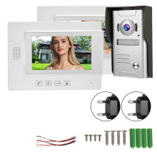 Zhudele 7inch Wired LCD Monitor Intercom Camera Door Phone