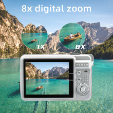 Portable 720P Digital Camera 18MP 8X Zoom Anti-shake 2.7" Screen