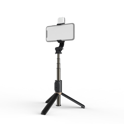Aluminum Wireless BT Remote Selfie Stick Tripod Fill Light Video 2