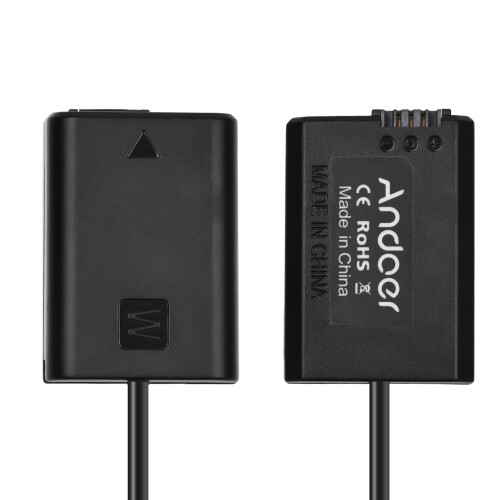 Andoer Type-C NP-FW50 Dummy Battery 20W PD Adapter A7S2 A7II A6000 1