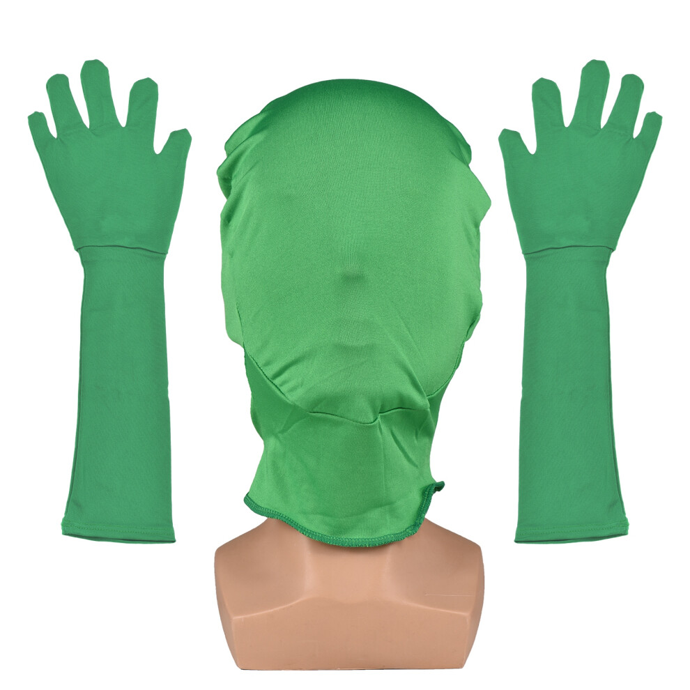 Green Chroma Key Mask Gloves For Green Screen Video 643505004465