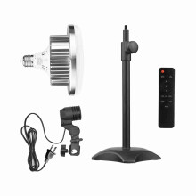 150W LED Video Light Kit 3200K-5500K Adjustable Color Temp with Stand