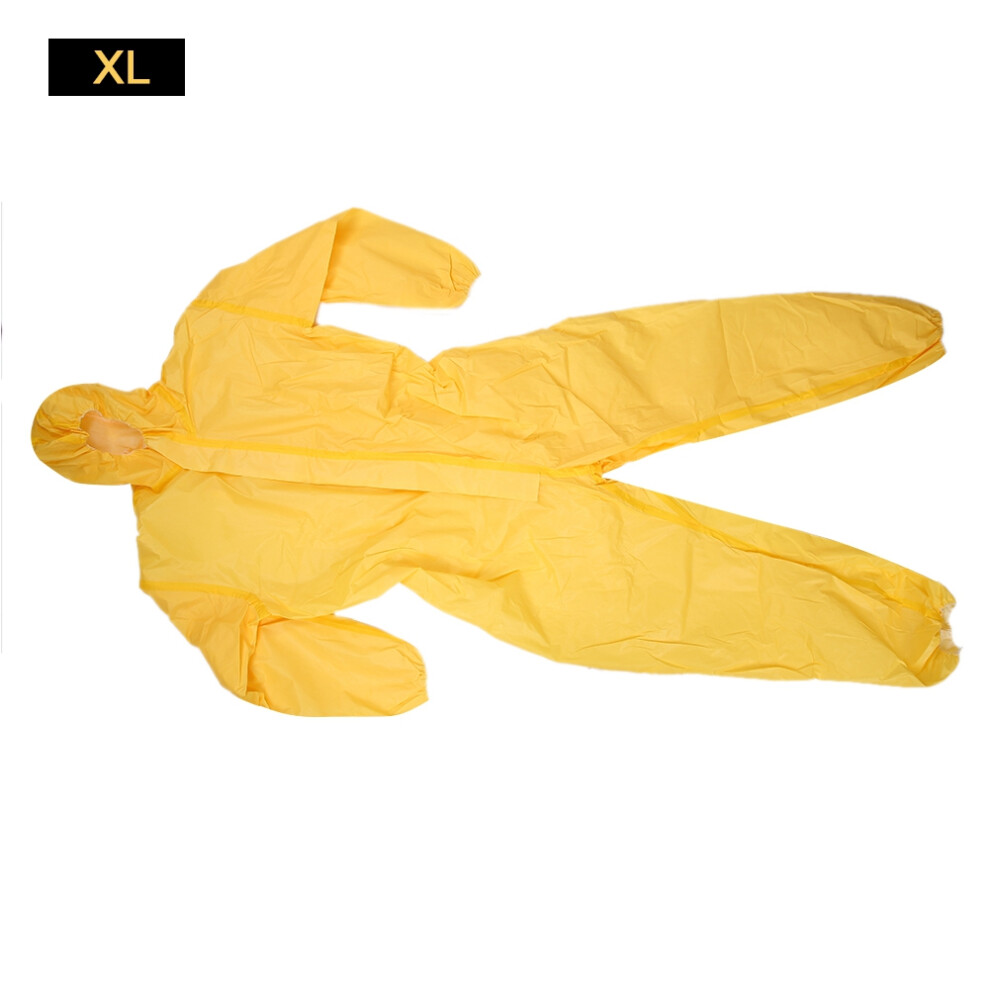 3085T Yellow Anti Static Chemical Acid Alkali Oil Coverall (Xl) 604725160836