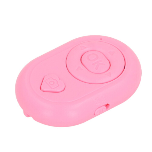 (Pink) Bluetooth 4.0 Wireless Camera Remote Control Hands Free Black 2