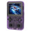 (Transparent Purple) D007 Handheld Game Console Color Screen Retro 4 Direction Key Blue 3