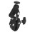 Camera Clamp Mount Double Ball Head Anti-Slip Multiple Holes 4