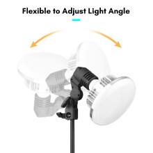 Tabletop LED Light Kit 150W Dimmable 3200K-5500K E27 Remote