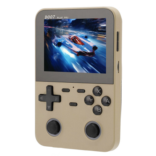 (Champagne) D007 Handheld Game Console Color Screen Retro 4 Direction Key Blue 2