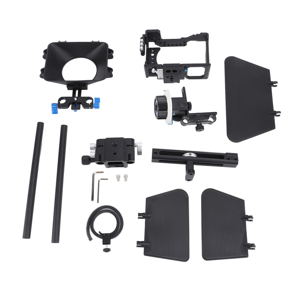 Dslr Camera Cage With Follow Focus Matte Box For A6300 643505073379