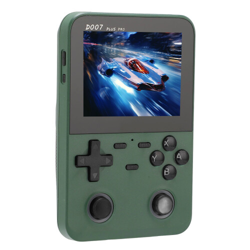 (Green) D007 Handheld Game Console Color Screen Retro 4 Direction Key Blue 1