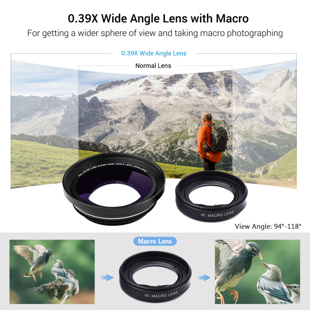 Andoer 4K 60Fps 48Mp 16X Zoom 3-Inch Lcd Wifi Night Vision 643505140965