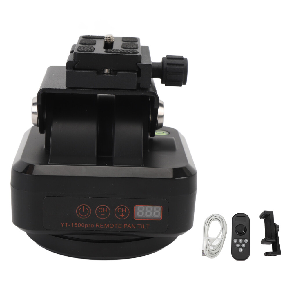 Yt-1500Pro Remote Control Pan Tilt Head 360 Motorized For Phone Dslr 643505073836