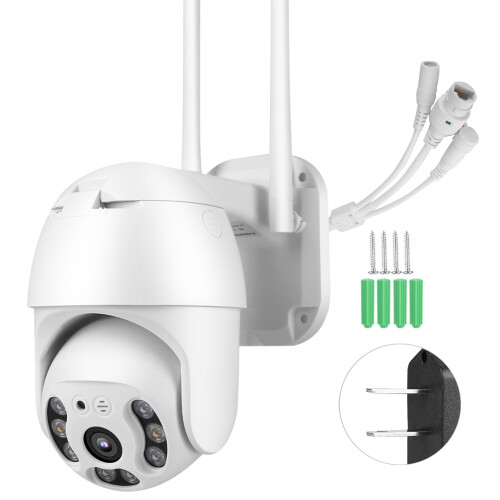 2.5in 1080P 8LED WiFi Dome Camera Night Vision CCTV Home Security