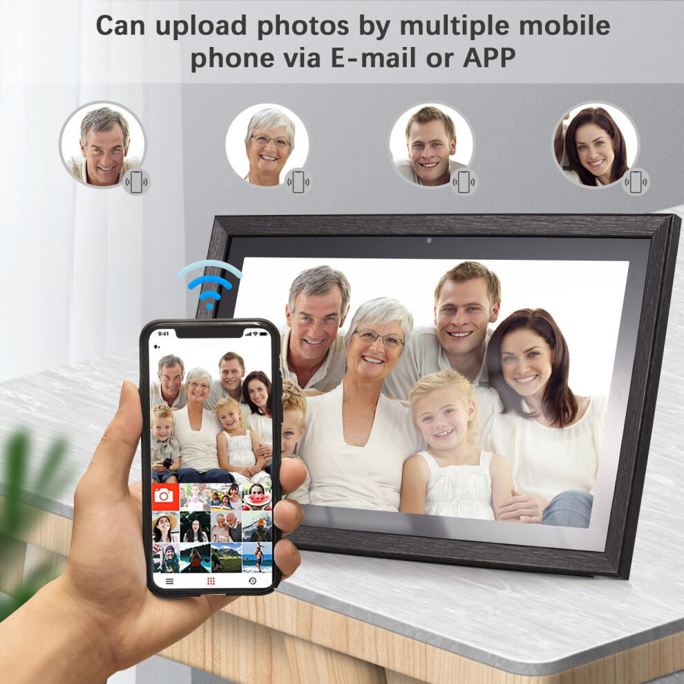 Andoer 18.5 Inch Wifi Digital Photo Frame 1920X1080 Ips Touch 8Gb 643505005769