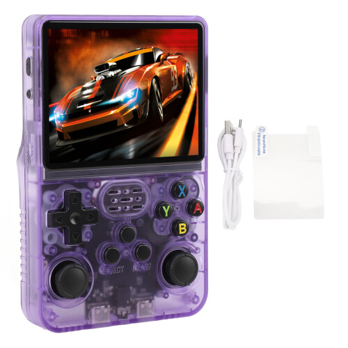 Handheld Retro Game Console 3.5 Inch IPS 2 Memory Cards 11 Emulators