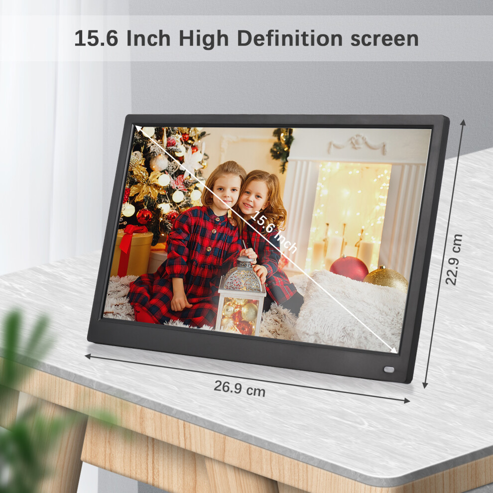 Andoer 15.6" Digital Photo Frame 1920X1080 Ips Video/Music/Clock 643505005691