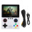 (White) Handheld Game Console Dual Joystick 3.5 Inch HD IPS 2000MAH 2 Players 1