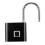 Smart Fingerprint Padlock USB Rechargeable Black IP54 4