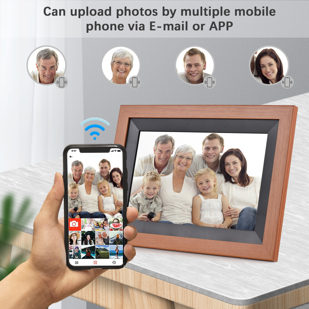Andoer 10.1 Inch Wifi Photo Frame 1280X800 Ips Touch 16Gb Auto Rotate 643505005752