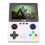 (White) Handheld Game Console Dual Joystick 3.5 Inch HD IPS 2000MAH 2 Players 4