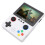 (White) Handheld Game Console Dual Joystick 3.5 Inch HD IPS 2000MAH 2 Players 3