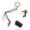 Desktop USB Video Light 3200K-5600K Dimmable 2LED Metal Stand 360 3