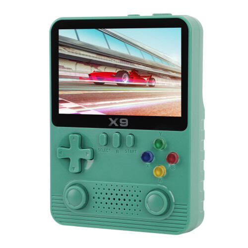 (Green) Handheld Game Console 32G 3.5 Inch IPS 6000mAh Battery White 2