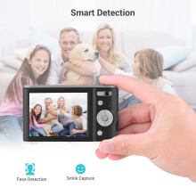 Andoer Portable Digital Camera 48MP 4K 2.88" IPS 16X Zoom Auto Focus