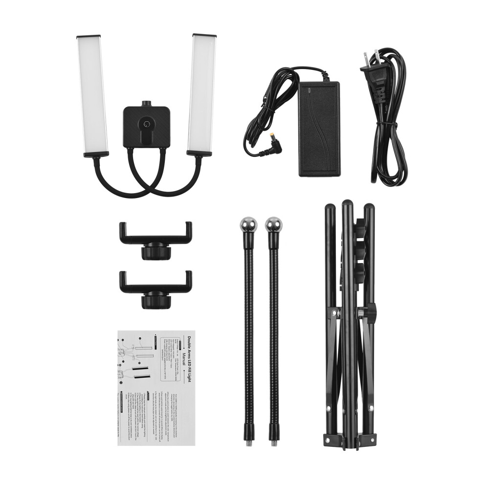 Led Video 3200K-5600K Color Temp Fill Metal Stand Light 643505020953