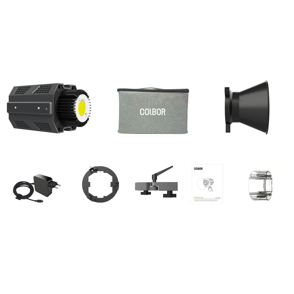 Compact Led Video 65W 5600K Dimmable Cri97+ 7 Modes 2" Lcd Light 643505128697