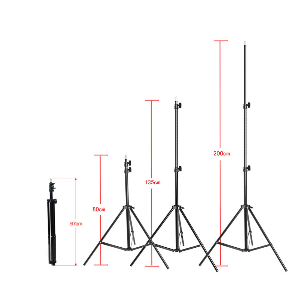 2 * 3M Adjustable Photo Backdrop Stand With Clamps 643505068634