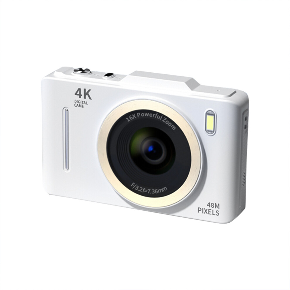 4K Camera 48Mp 2.8" Screen 16X Zoom Af Anti-Shake Flash Battery 643505086157
