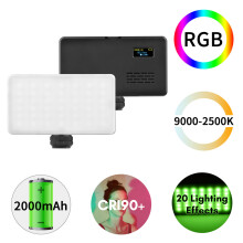 Pocket RGB Video Light 2500K-9000K Dimmable 20 Effects Battery