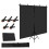5x7ft Solid Color Photography Backdrop Kit with Stand and Clamps 1