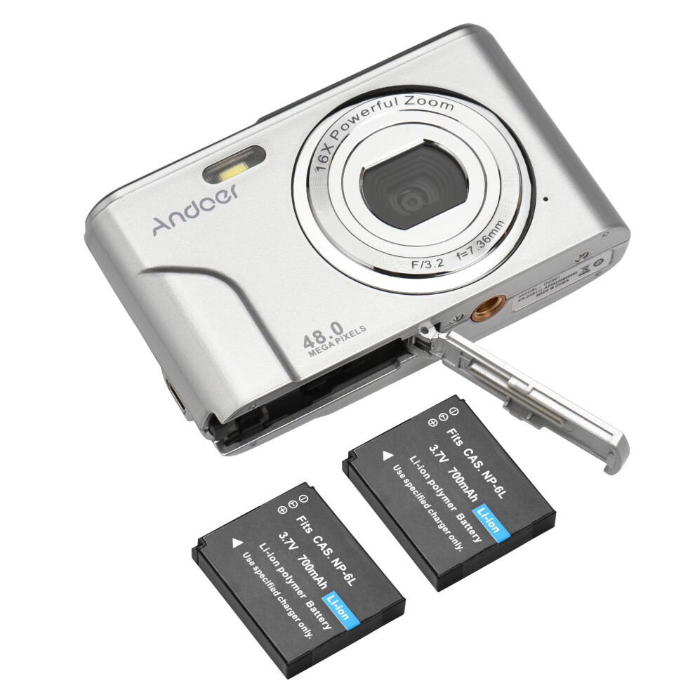 Digital Camera 48Mp 1080P 2.4" 16X Zoom Autofocus Smart Detection 643505130652
