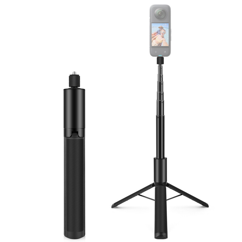 Puluz Pu497b 1.22M Invisible Selfie Stick Tripod For Insta360 X4/X3/X2 643505993776