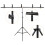 5x7ft Solid Color Photography Backdrop Kit with Stand and Clamps 5