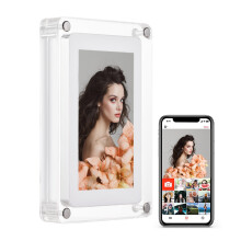 10.1 Inch WiFi Acrylic Digital Photo Frame 16GB Memory Auto Rotation