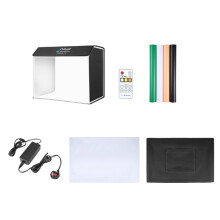 LED Photo Box 3000K-6500K Dual Color Adjustable Portable Foldable