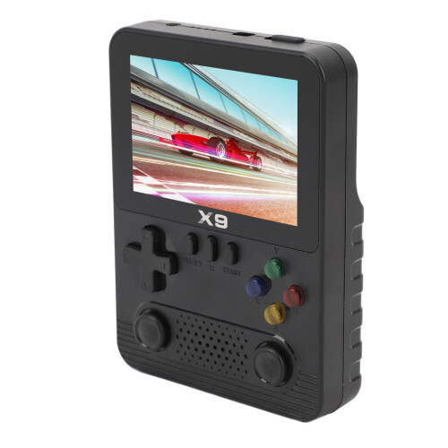 (Black) Handheld Game Console 32G 3.5 Inch IPS 6000mAh Battery White 2