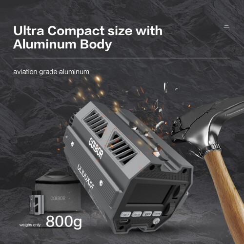 COLBOR CL100XM 110W LED Video Light 5600K CRI97 Dimmable App Control