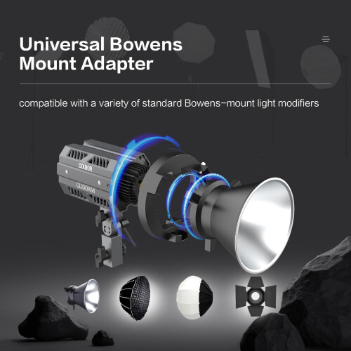 COLBOR CL100XM 110W LED Video Light 5600K CRI97 Dimmable App Control 2