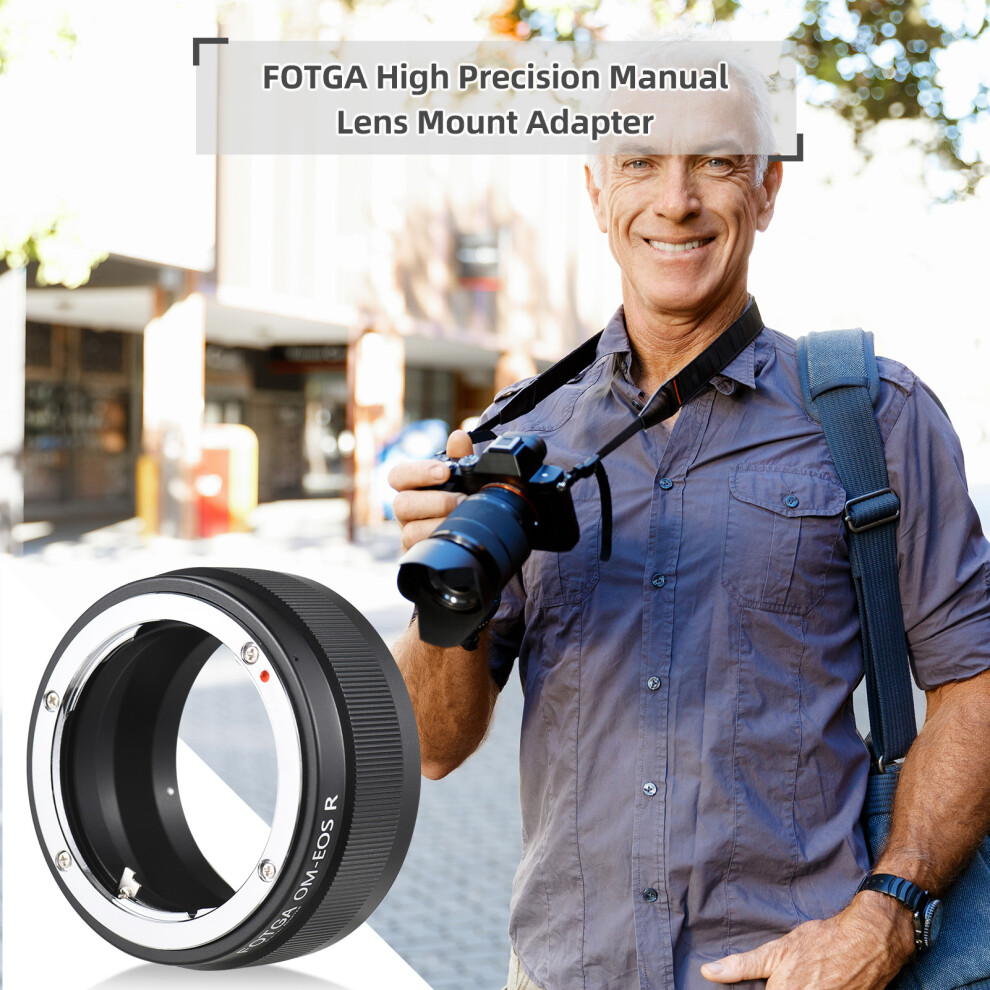 Fotga Olympus Om To Canon Eos Rf Lens Adapter Aluminum Alloy 643505998306